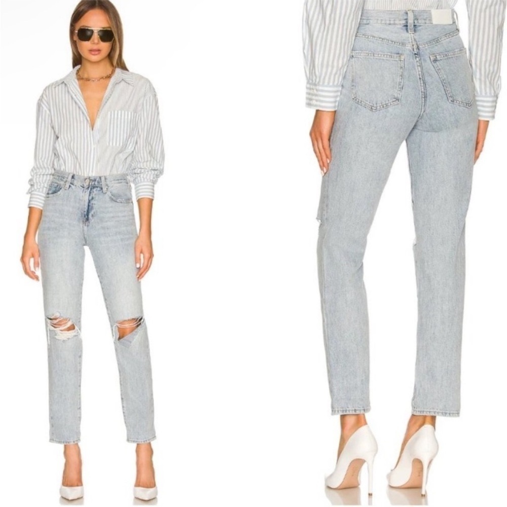 Pistola Presley High Rise Relaxed Distressed Jeans Size 27 A35